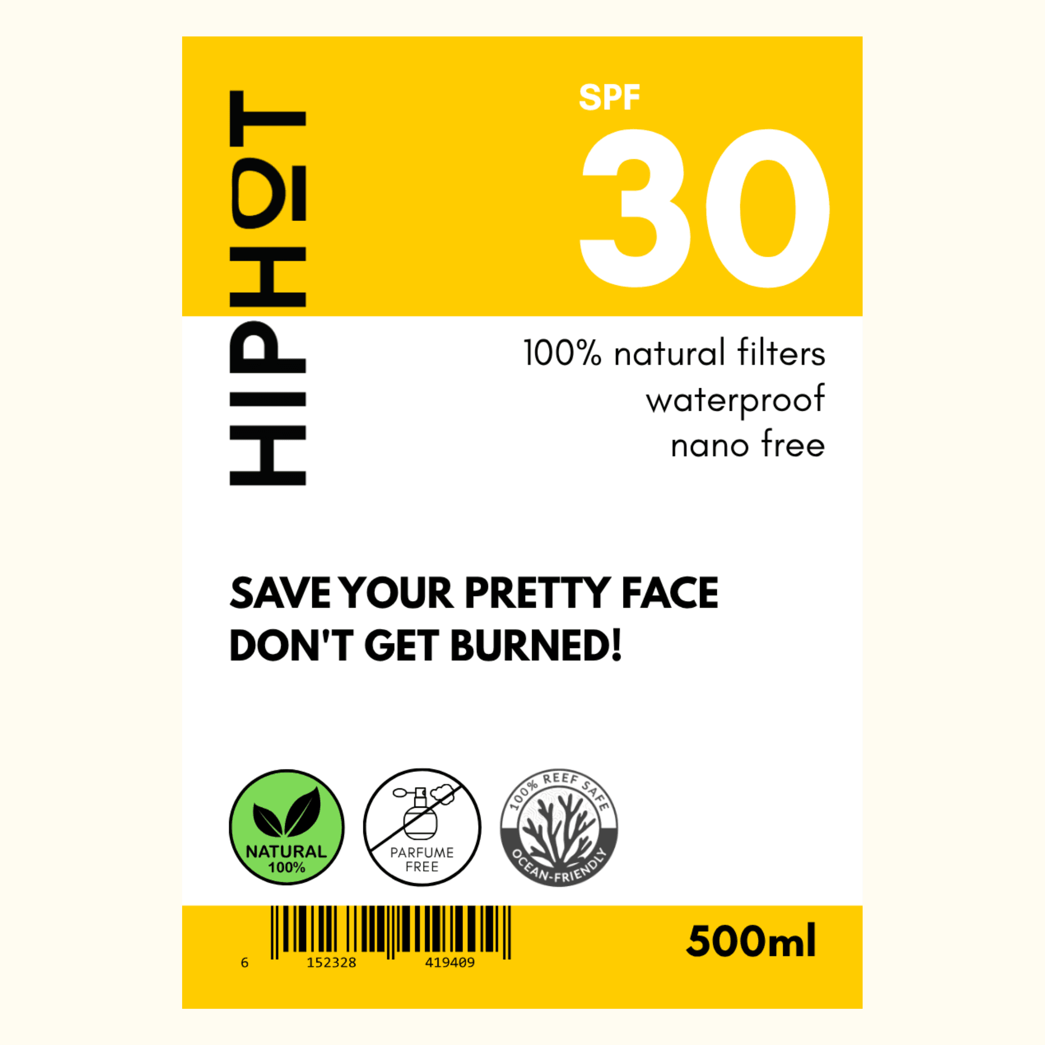 Pack économique de 2 crèmes solaires minérales SPF 30 de 500 ml