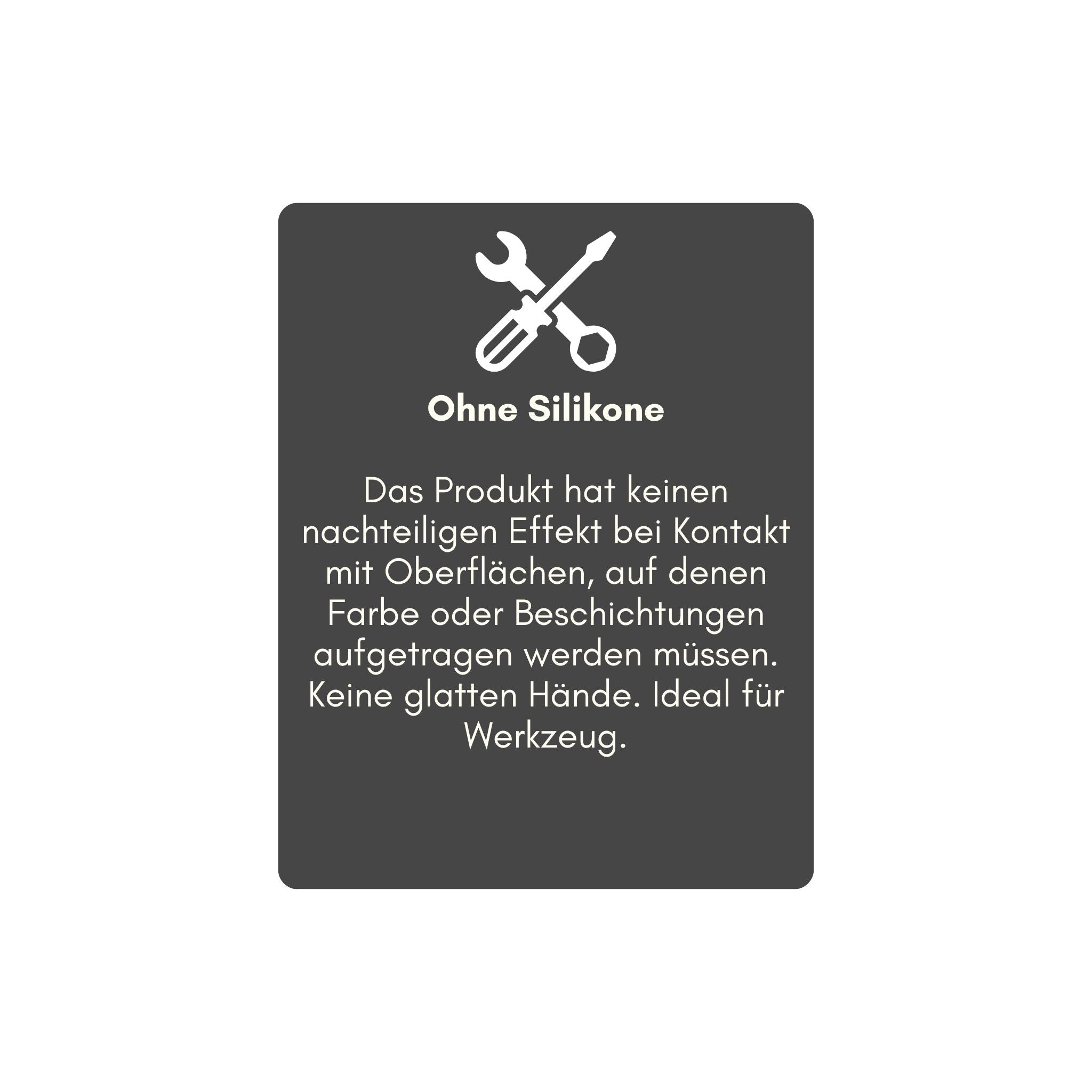 Silikonfreie SPF 50 Sonnencreme ideal für Werkzeug und Beschichtungen