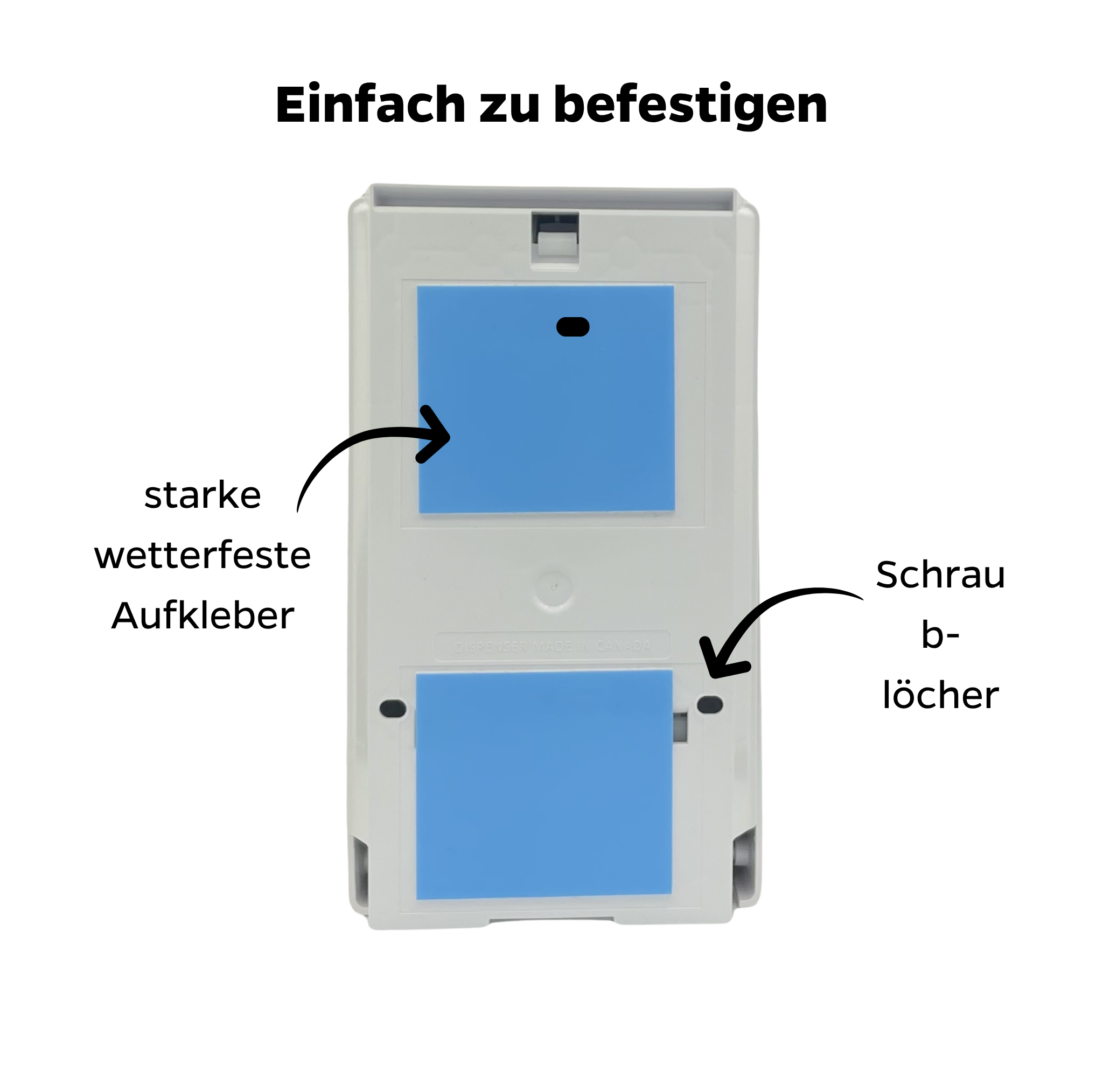 Sunscreen Dispenser Robust Design SPF 50 German Text - Sonnenschutzmittelspender-F50-usp's Zur++ck DE