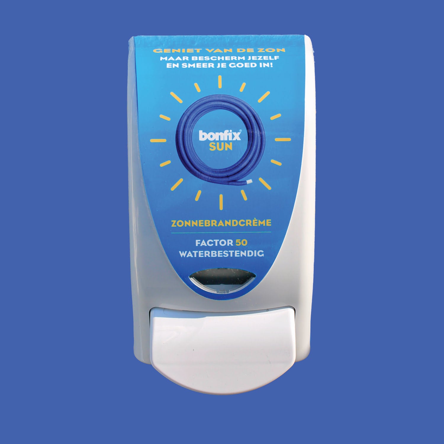 Distributeur de crème solaire personnalisé SPF 50