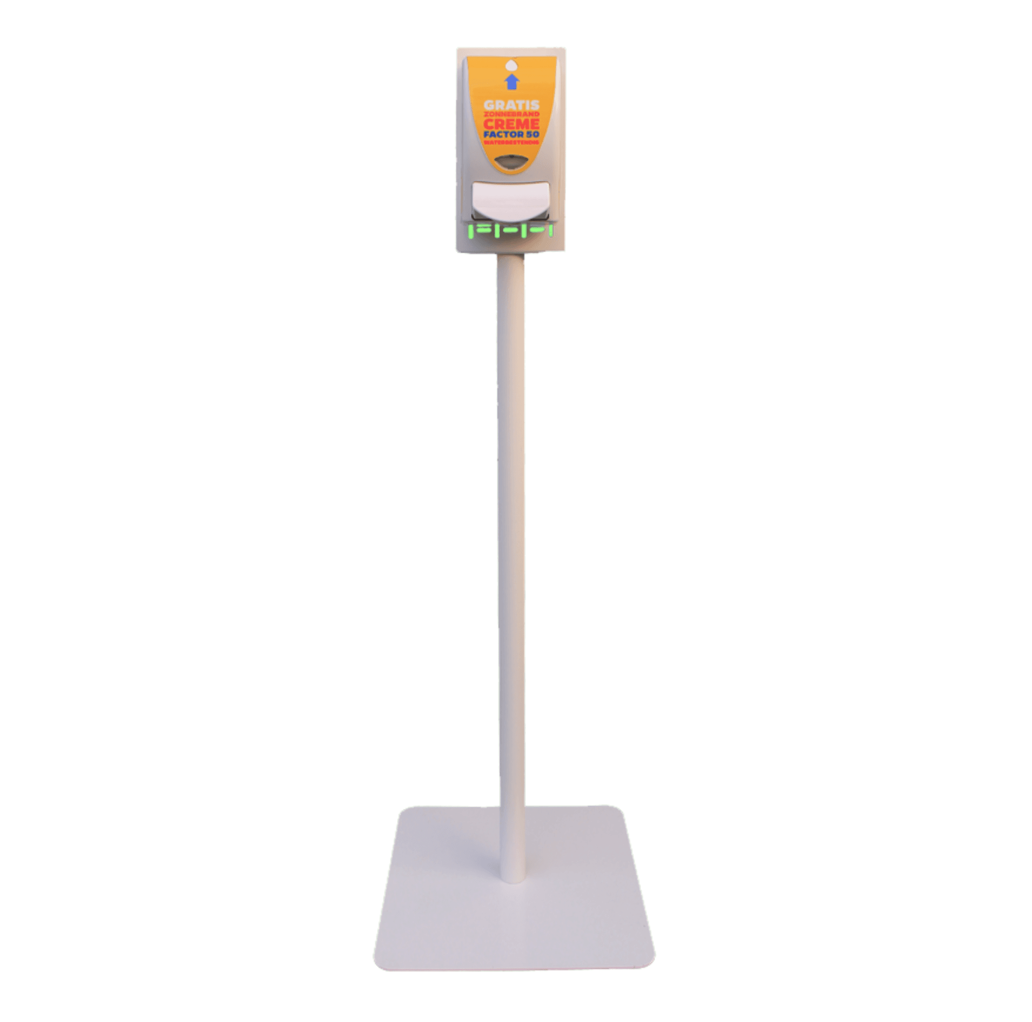 Barre de protection solaire blanche 129 cm (sans distributeur)