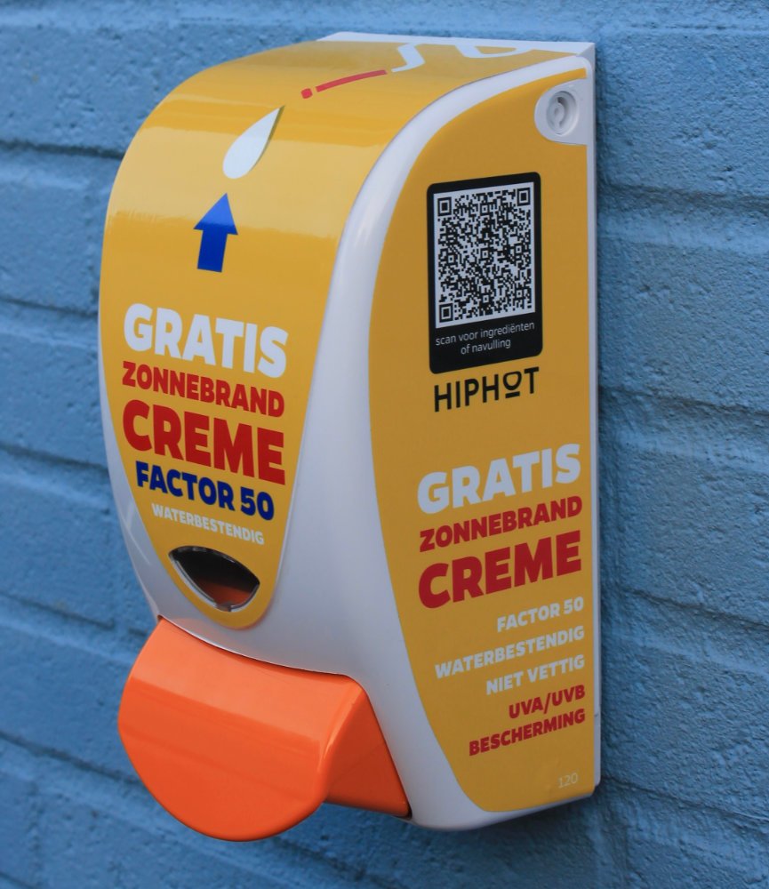 Distributeur de crème solaire avec recharge 2L SPF 50
