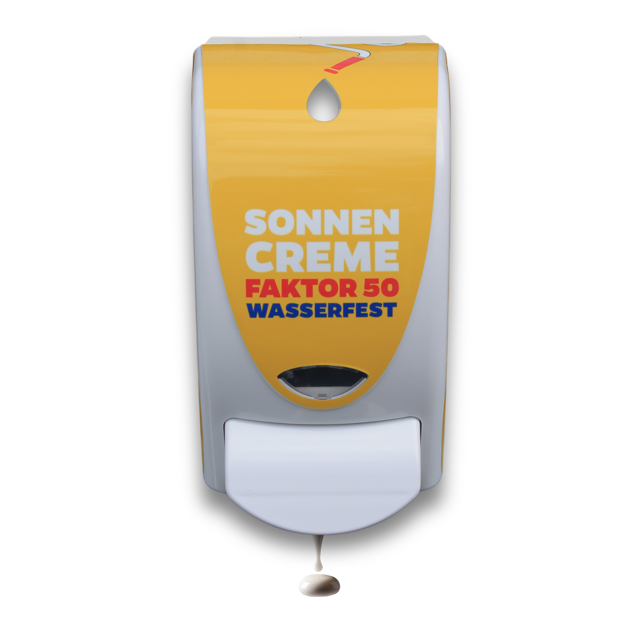 Sonnencreme-Spender SPF 50 deutscher Aufdruck - 1