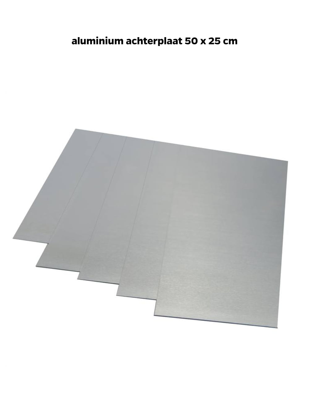 Plaque arrière en métal 50 x 25 cm, tôle durable de 0,8 mm